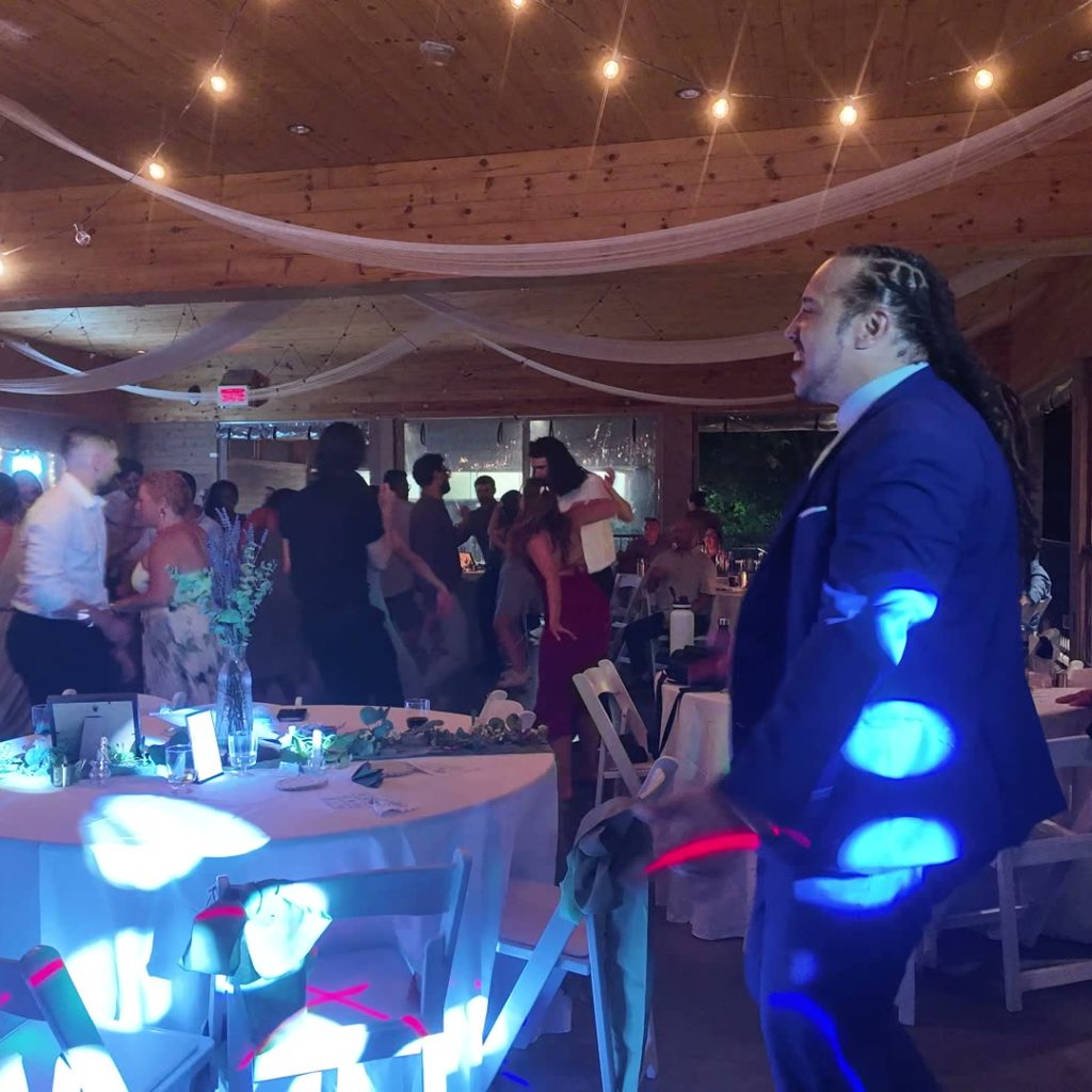 Piste de danse animée en mariage